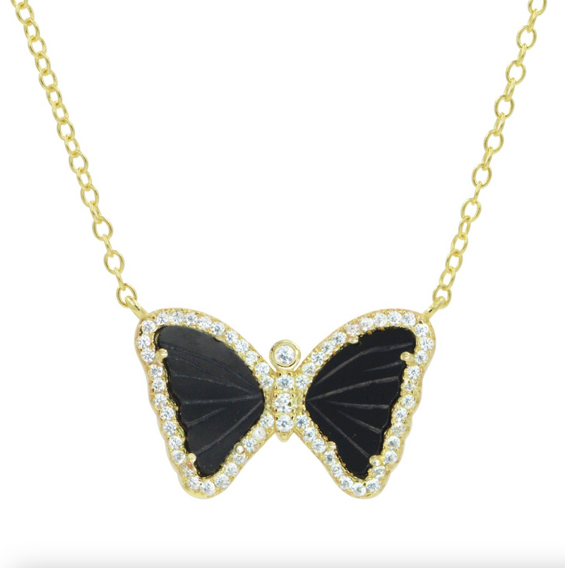 Mini Opal Butterfly Pendant Collection - All Colors