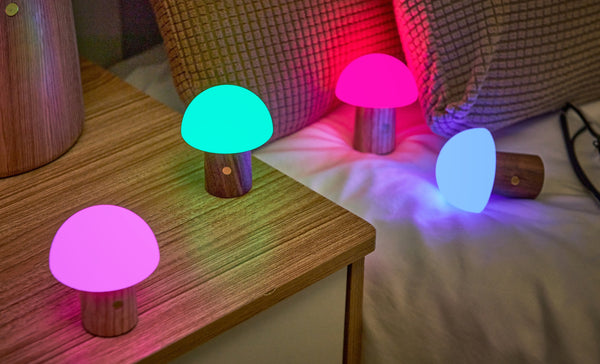 Alice Mushroom Lamp (Super Mini Size) - Ash