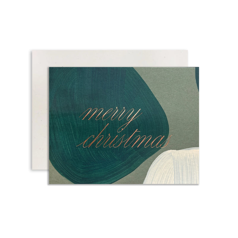 Fir Christmas Holiday Card Boxed 6/Set