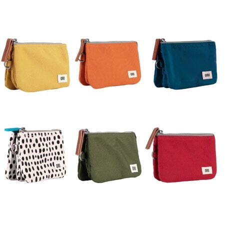 Carnaby Recycled Canvas Zipper Pouch - Medium