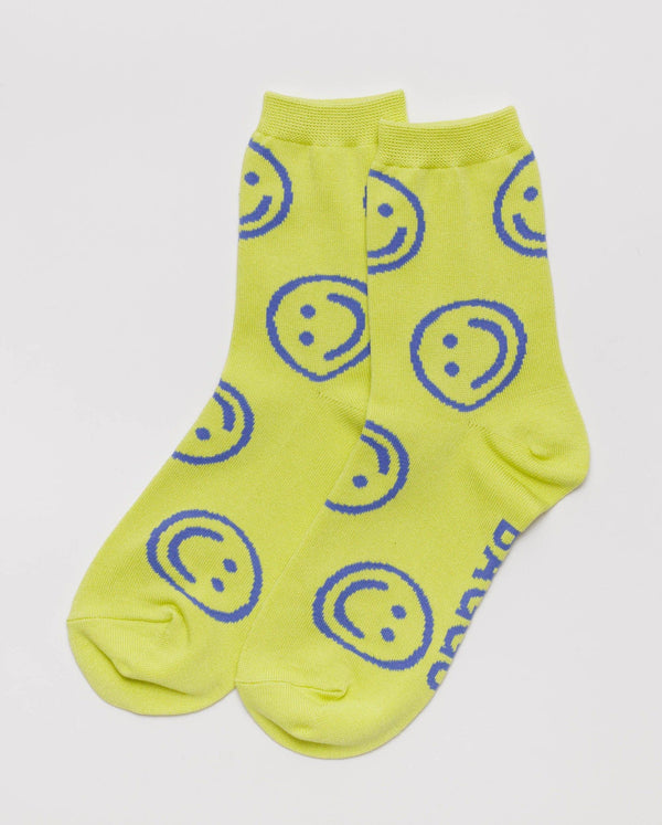Crew Socks Happy  - Citron