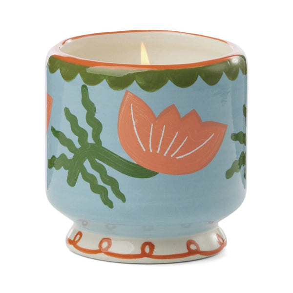 Adopo Flower Ceramic Candle -  Cactus Flower