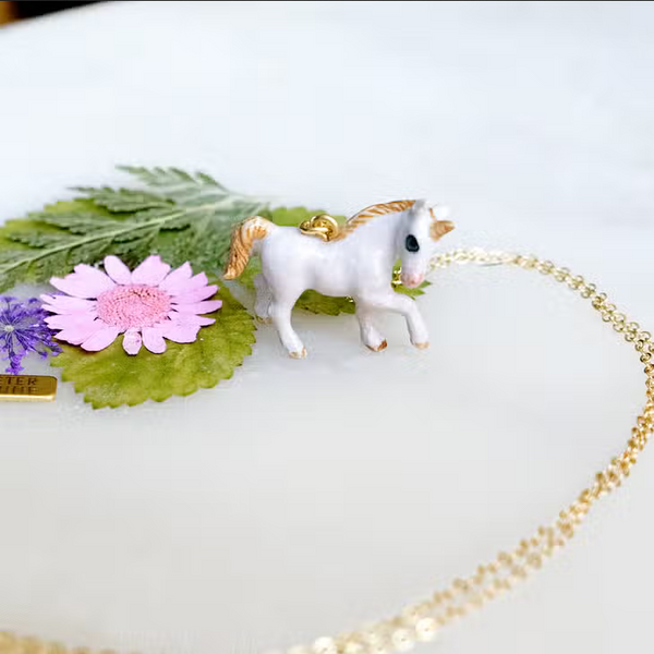 Tiny Unicorn Mama Necklace