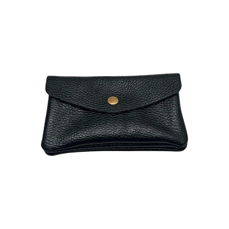 Wallet- Pebble Leather - Black