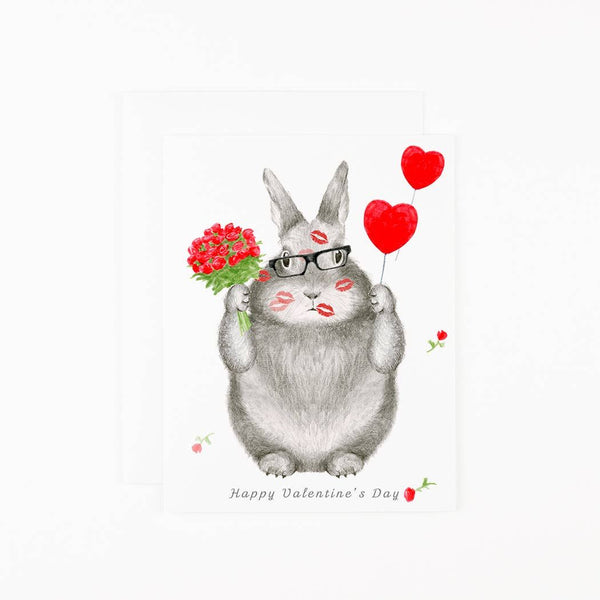 Love Bunny Valentines Card