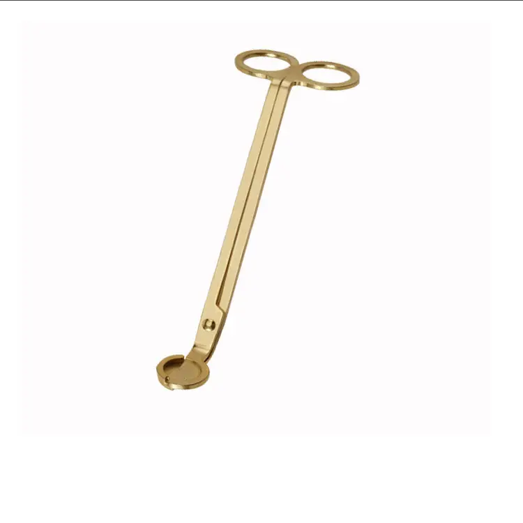 Gold Metallic Candle Wick Trimmer & Snuffer