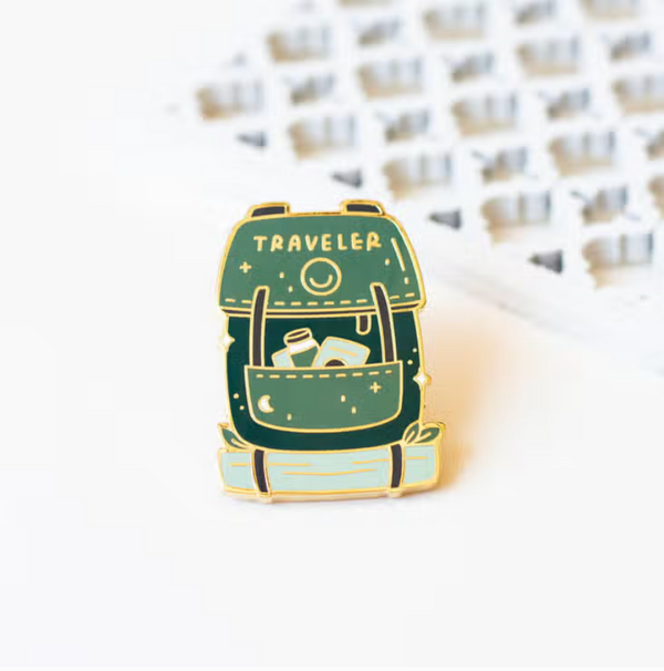 Traveler's Backpack Enamel Pin