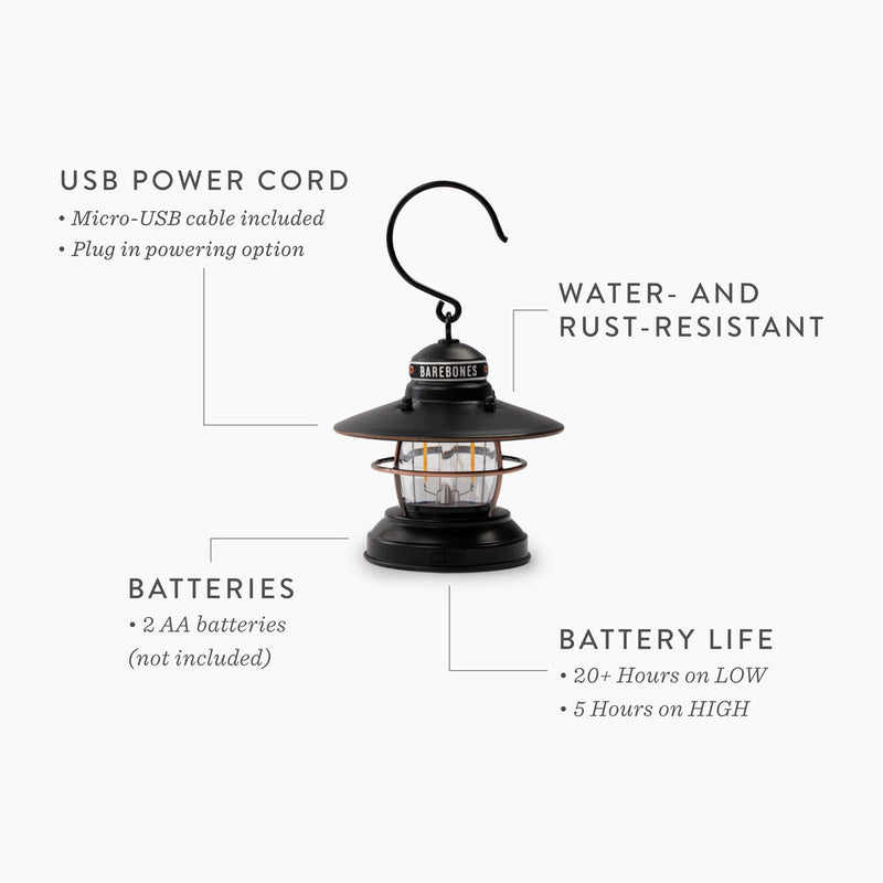 Edison Mini Lantern - Copper