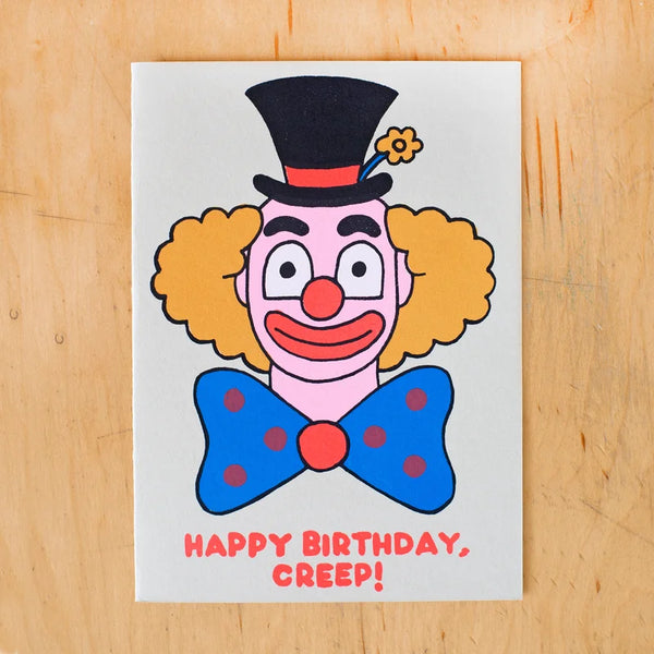 Birthday Creep Greeting Card