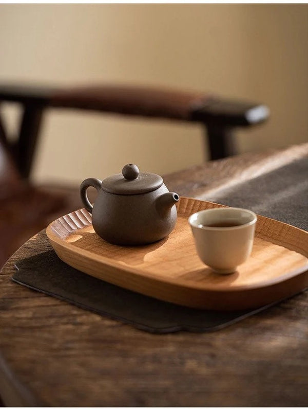 Handcarved Wooden Tea Tray