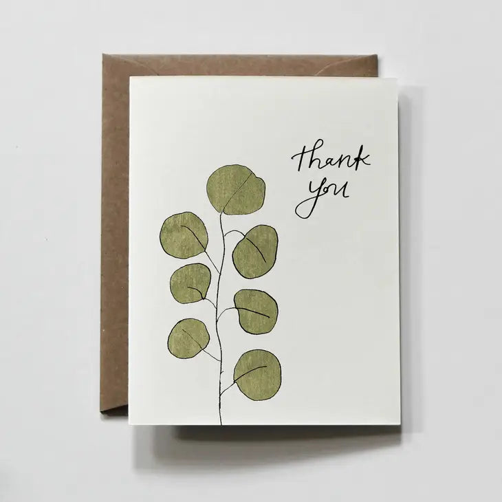 Simple Greens Thank You Card