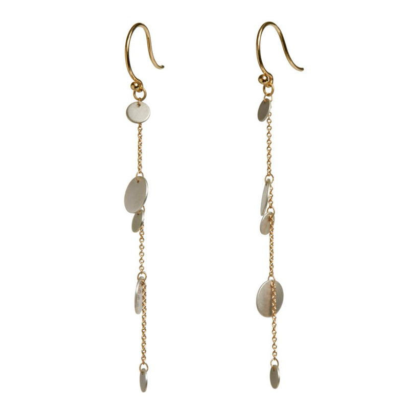 Confetti Cascade Earring - 14 Karat Gold with Sterling Silver