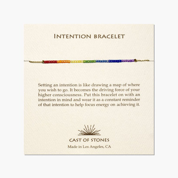 Intention Bracelet - Chakra Rainbow