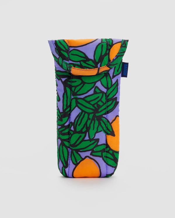 Puffy Glasses Sleeve Collection - Orange Tree Periwinkle