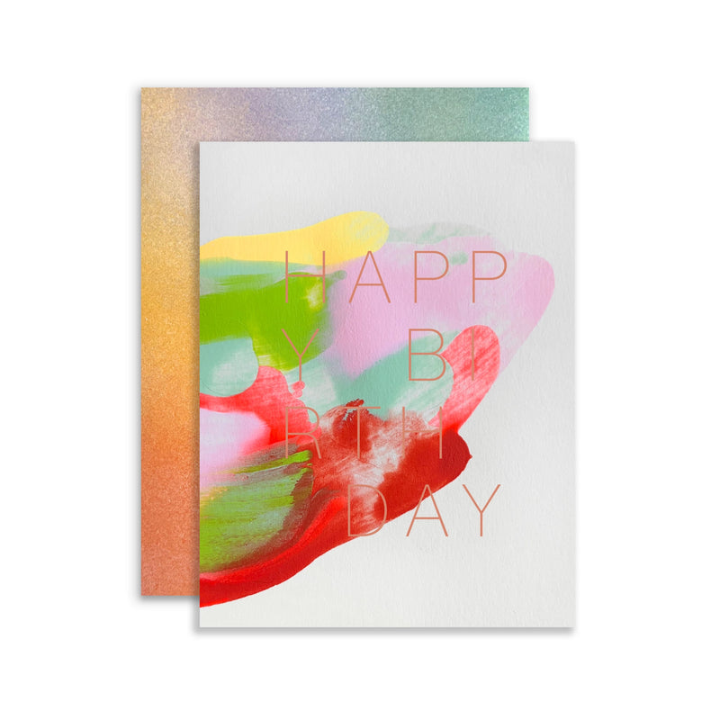 Hale Birthday Handpainted Card