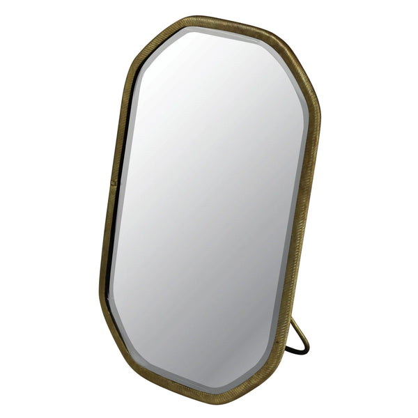 Vadara Easel Brass Rectangle Mirror