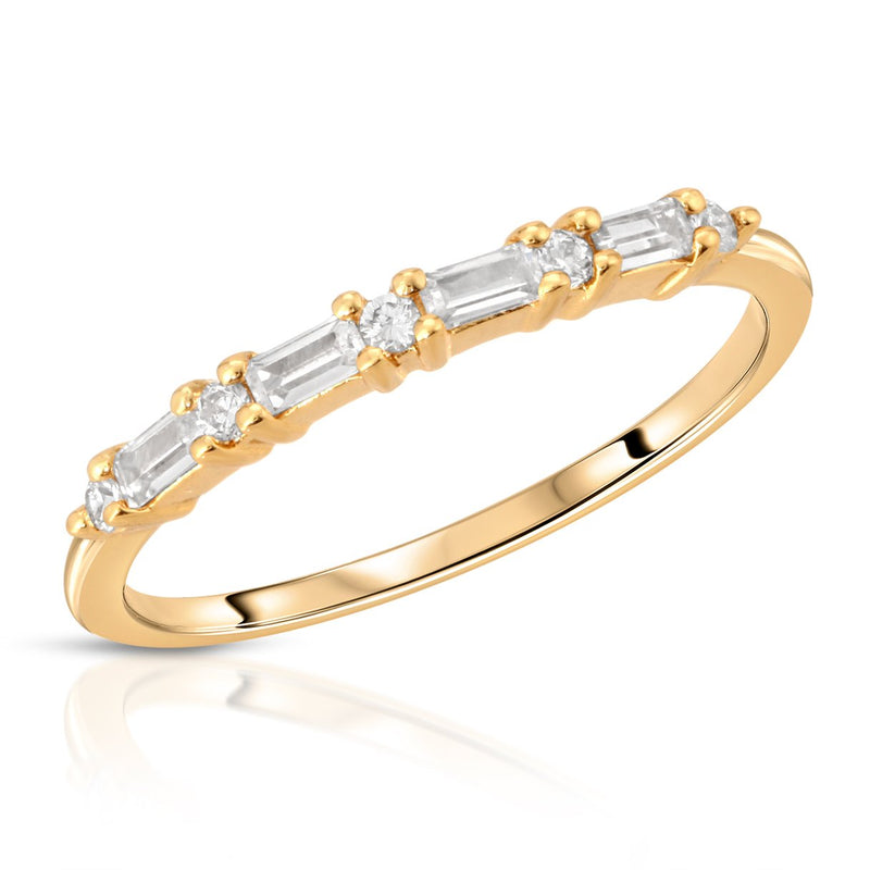 CZ Baguette Stacking Ring