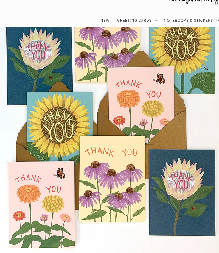 Flowers Thank You Boxed Set of 8