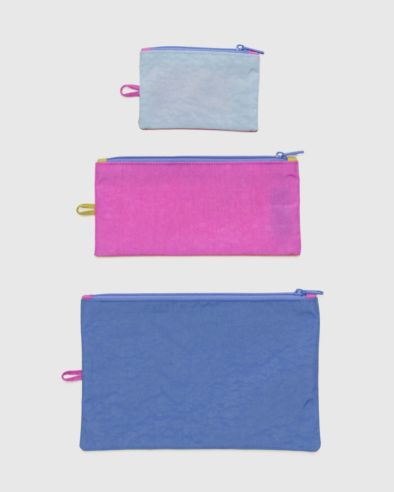 Flat Pouch Set Collection - Vacation Colorblock