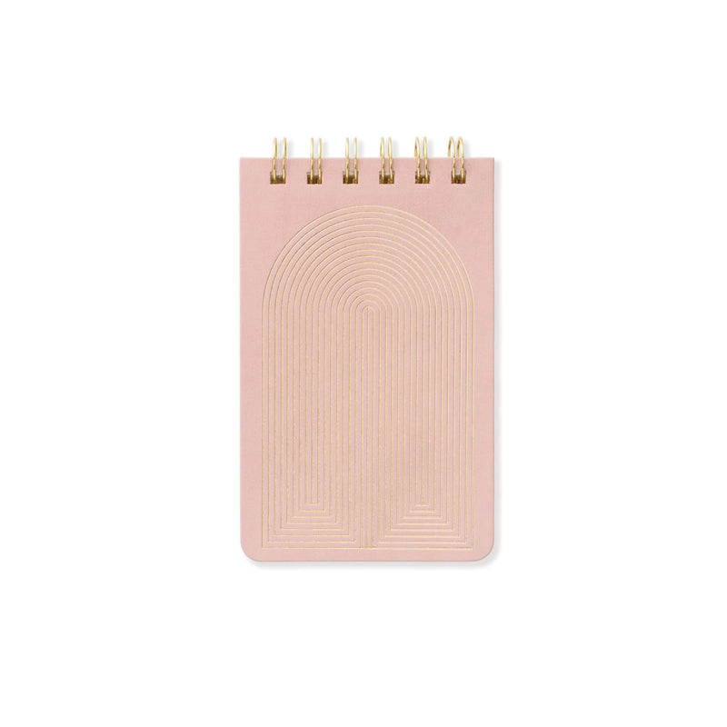 Suede Cloth Covered Notepad - Radiant Rainbow