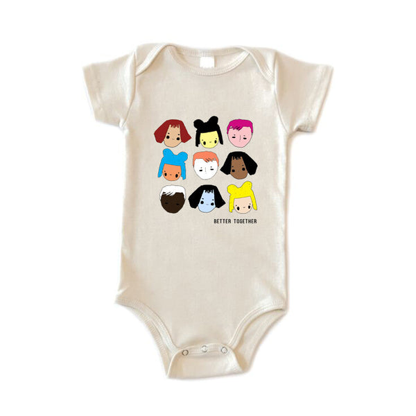 Better Together Onesie 6mos - White
